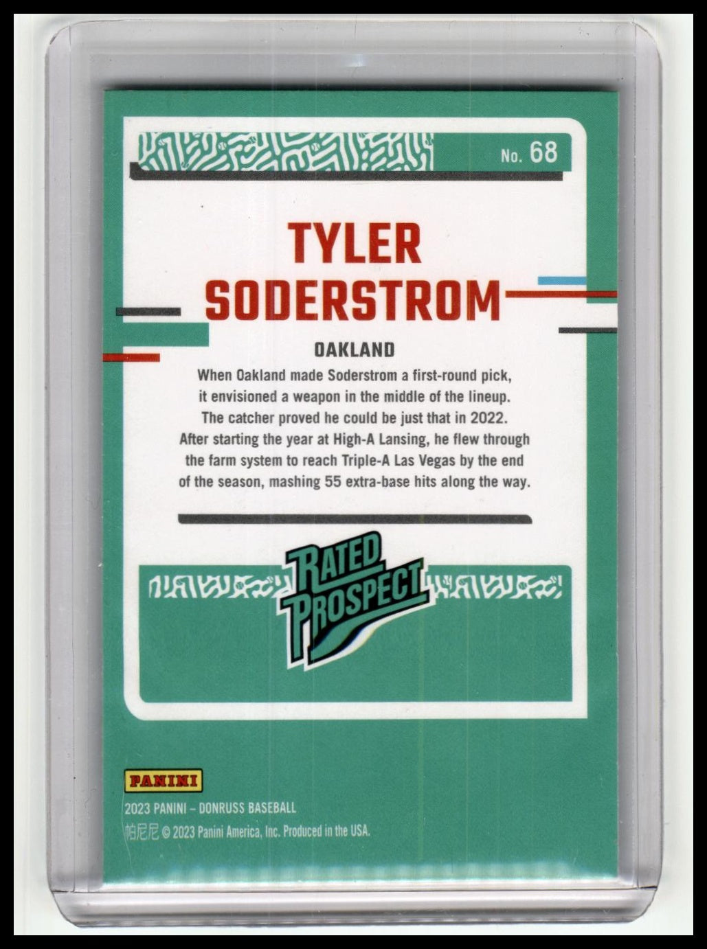 2023 Donruss #68 Tyler Soderstrom