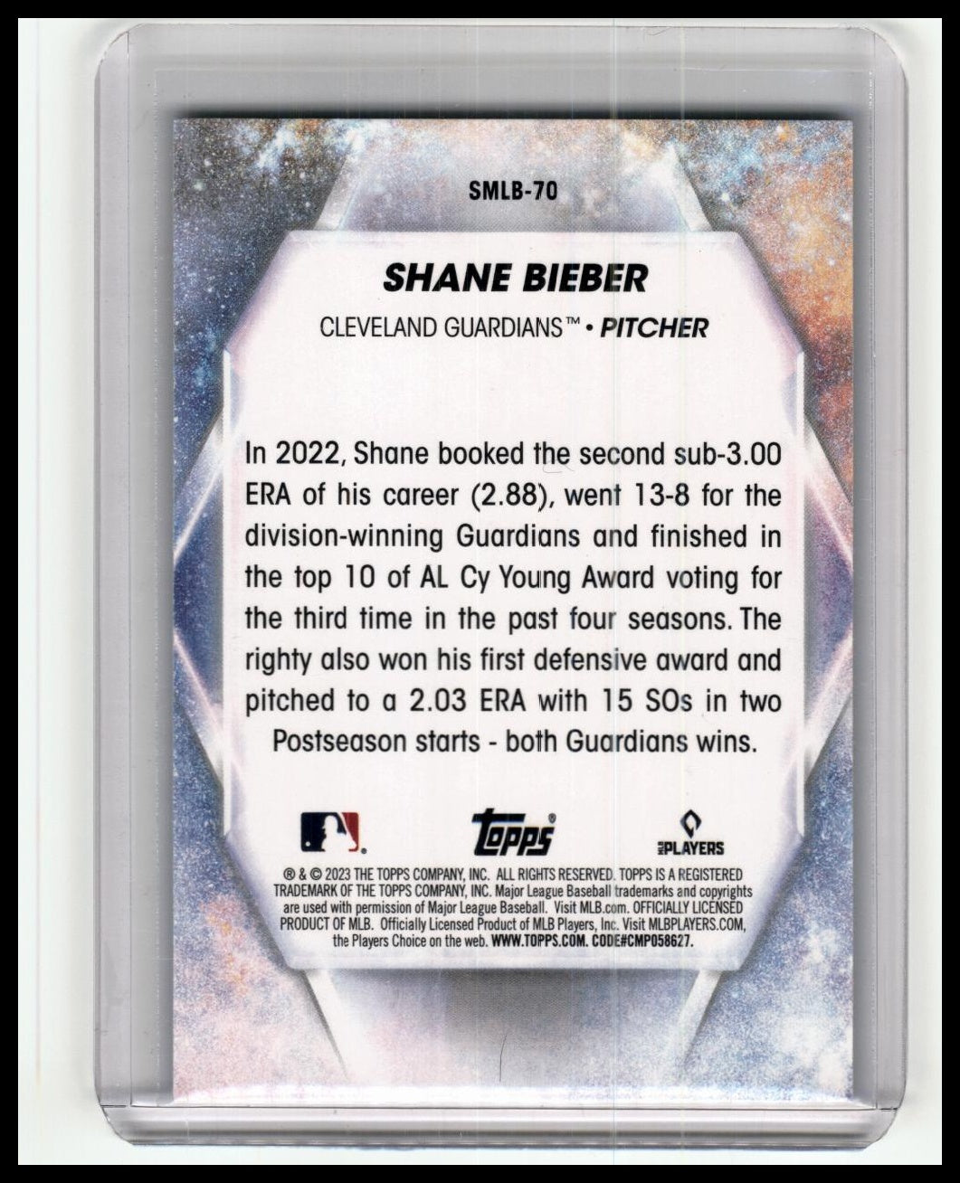 2023- Topps-Shane Bieber