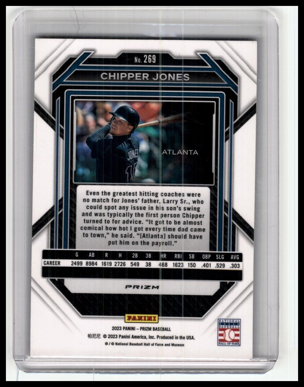 2023- Prizim-Chipper Jones