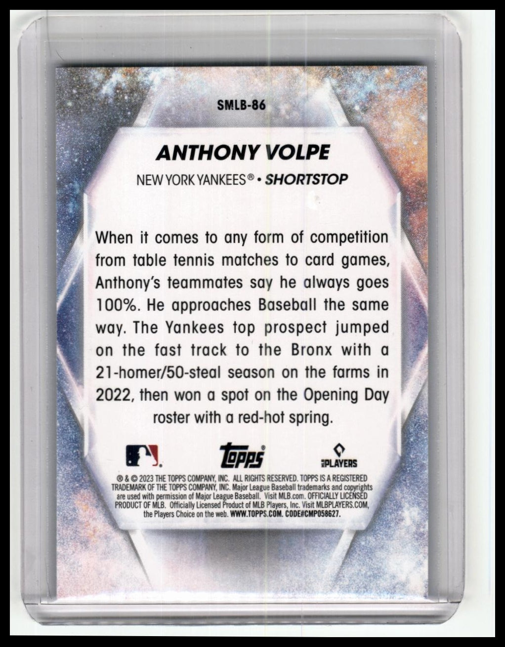 2023 Topps Update #SMLB-86 Anthony Volpe Stars of MLB