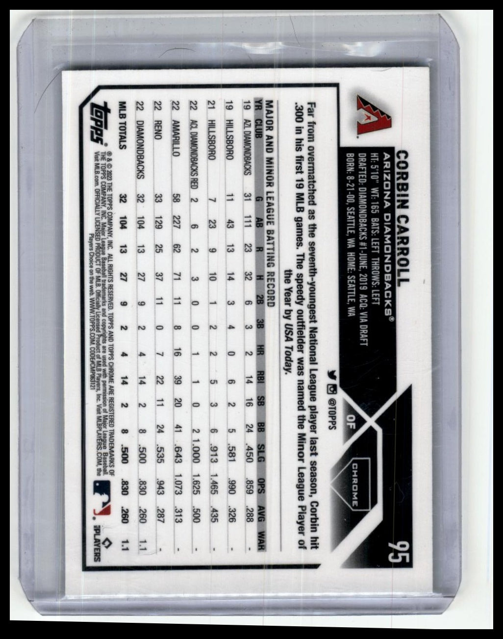 2023 Topps 1st Edition #156 Corbin Carroll