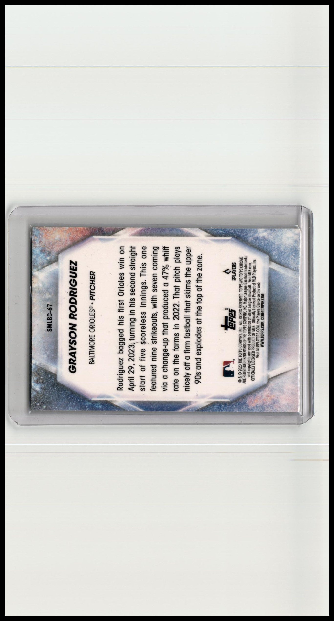 2023 Topps Update #SMLBC-67 Grayson Rodriguez Stars of MLB Chrome