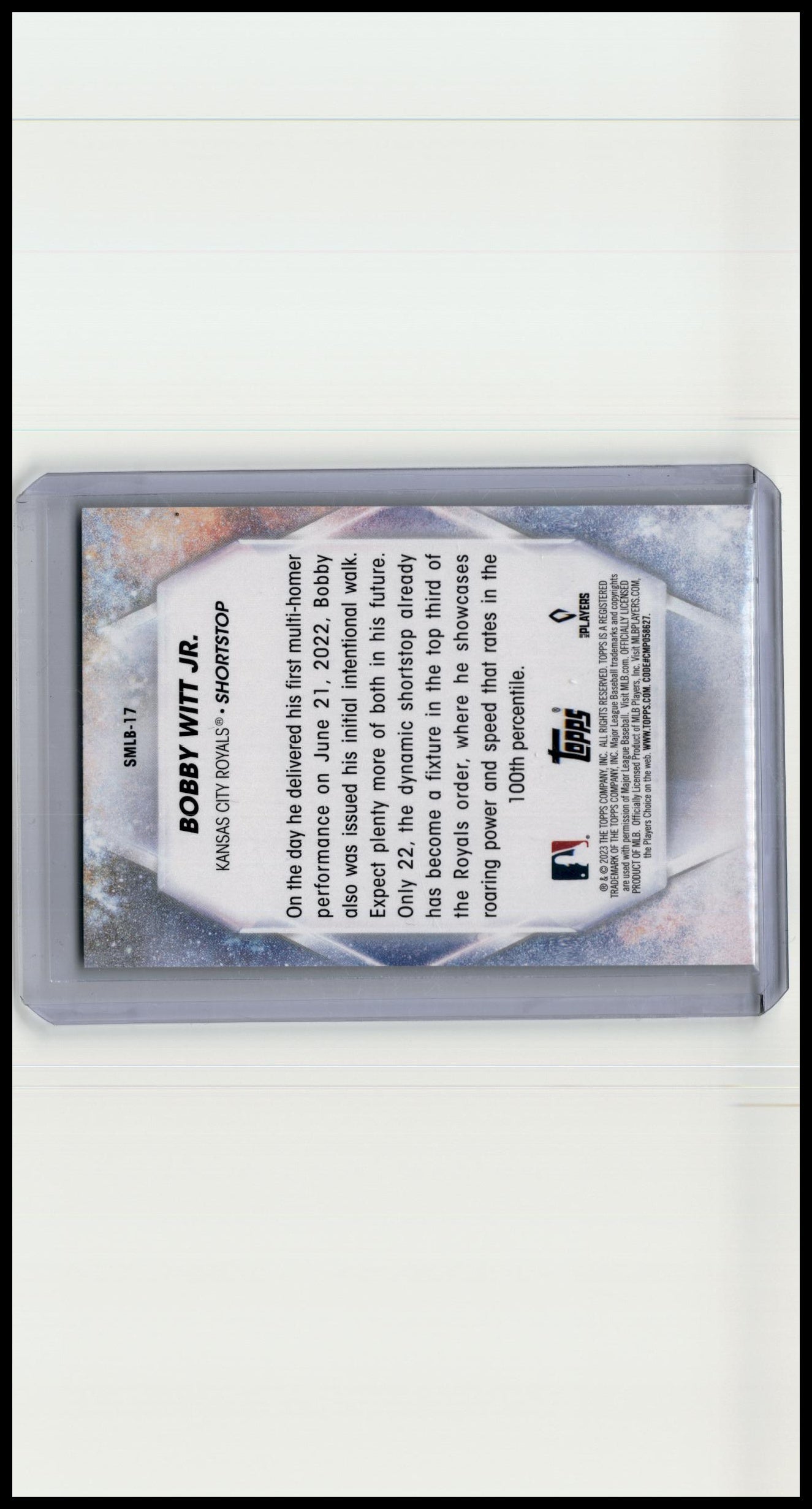 2023 Topps #SMLBC-17 Bobby Witt Jr. Stars of MLB Chrome