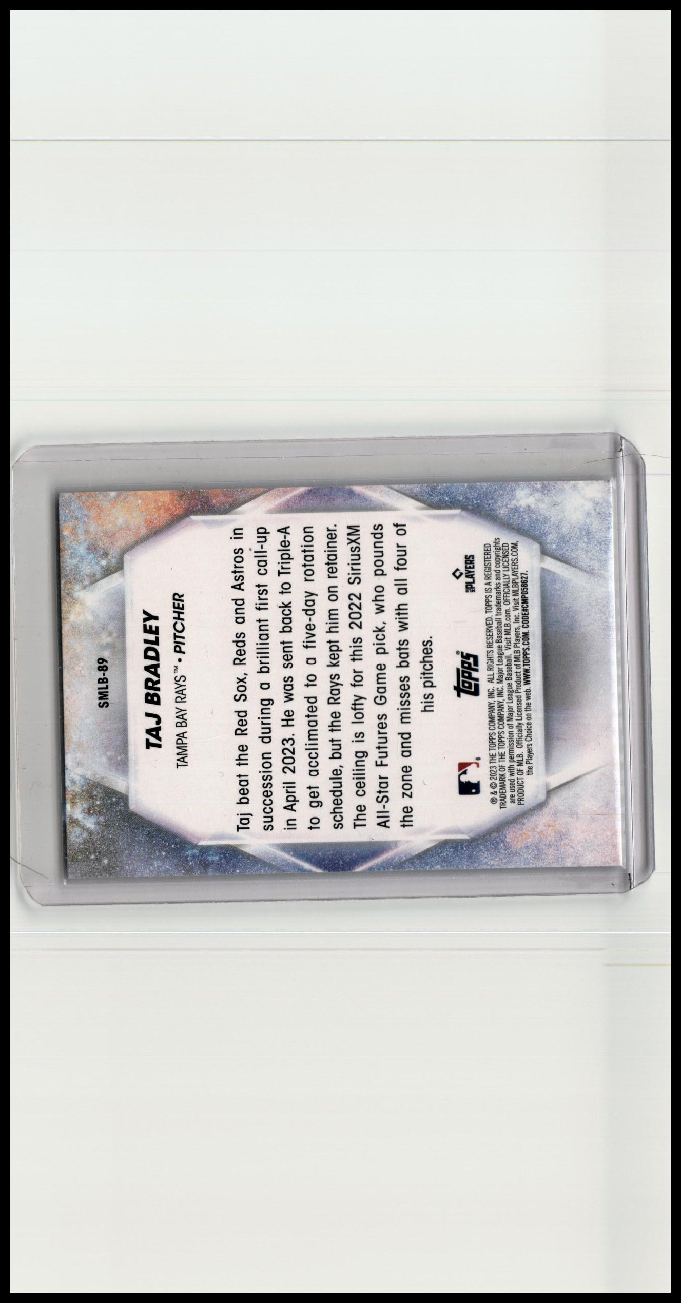 2023 Topps Update #SMLB-89 Taj Bradley Stars of MLB
