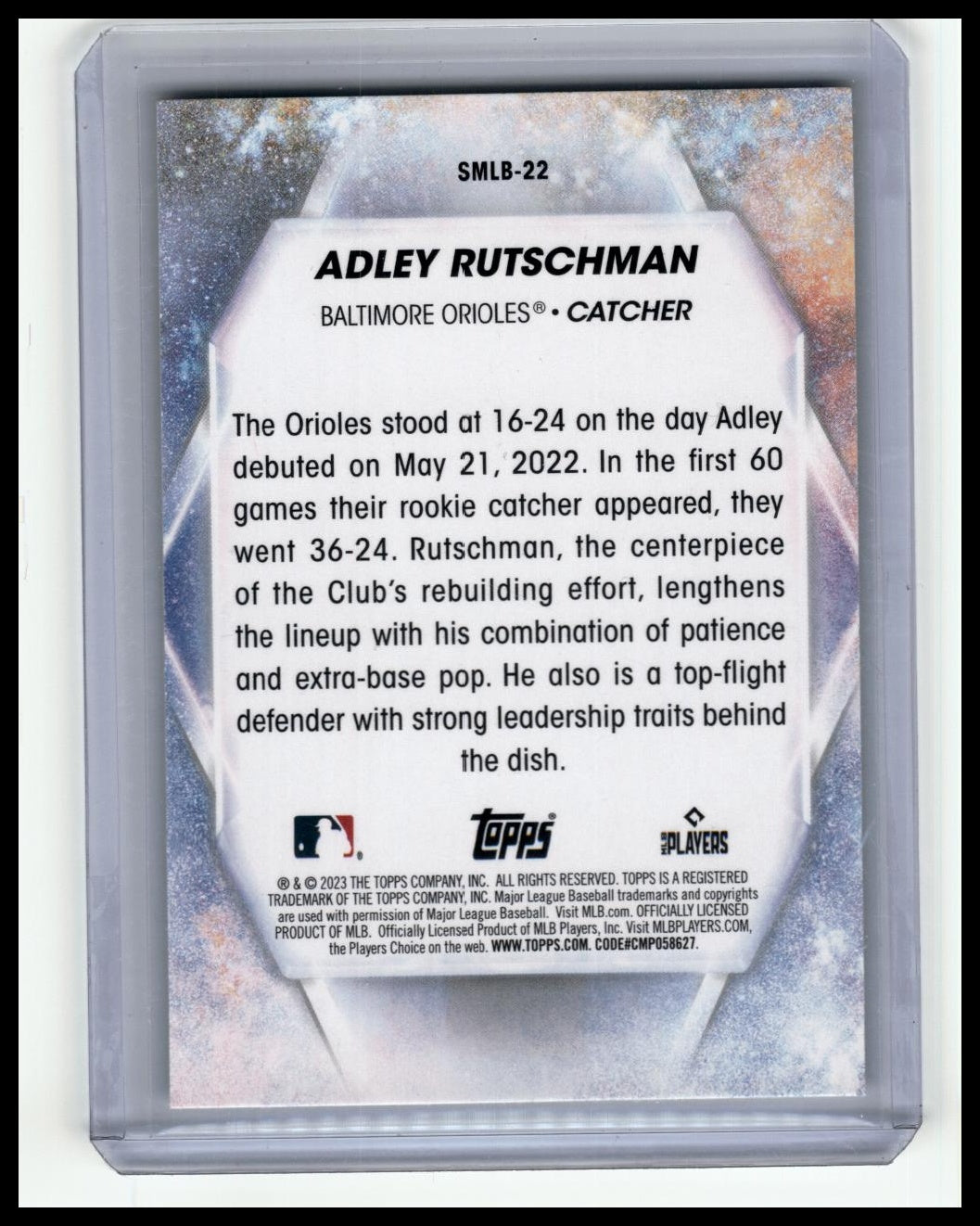2023 Topps #SMLB-22 Adley Rutschman Stars of MLB