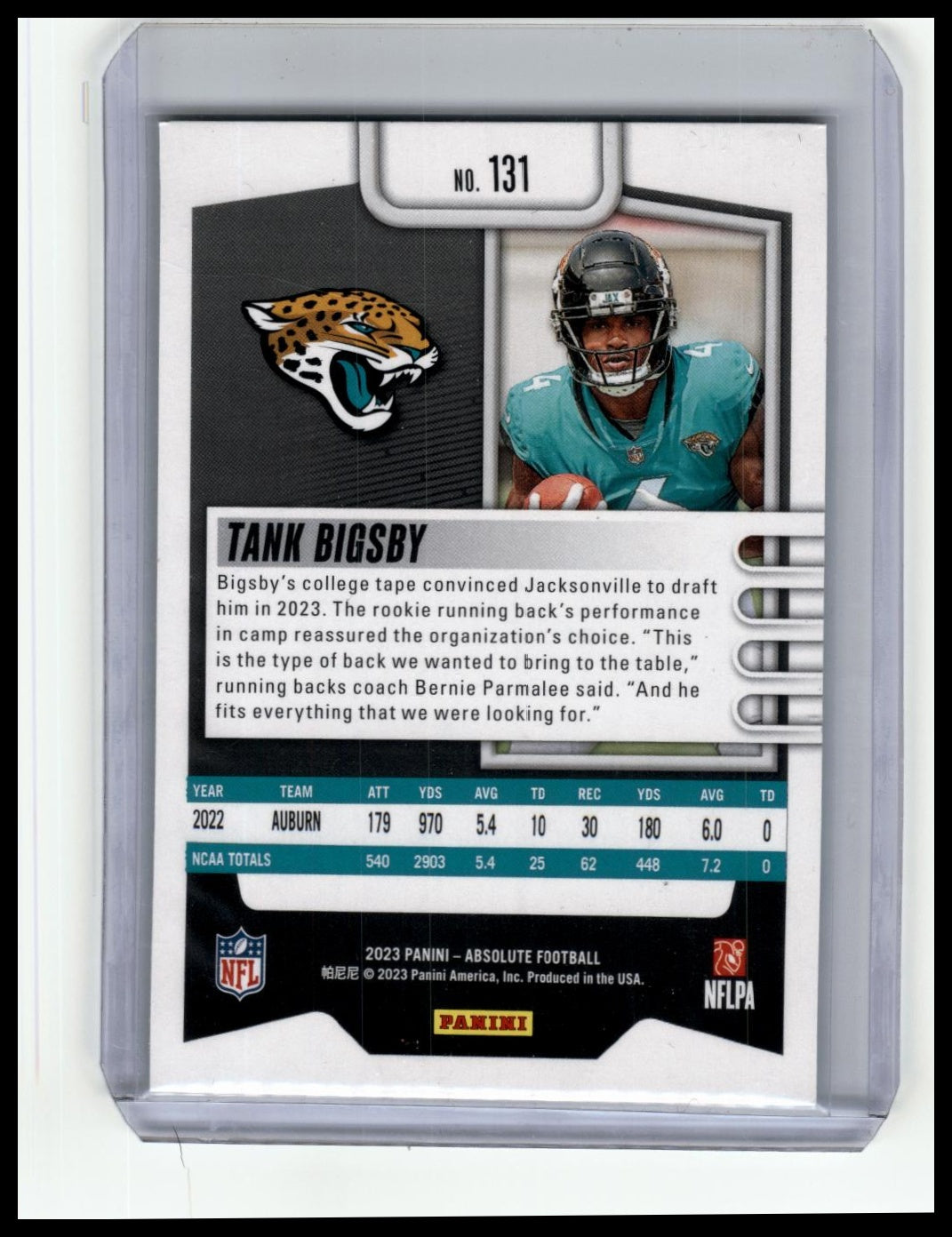 2023 Panini Absolute #131 Tank Bigsby Blue