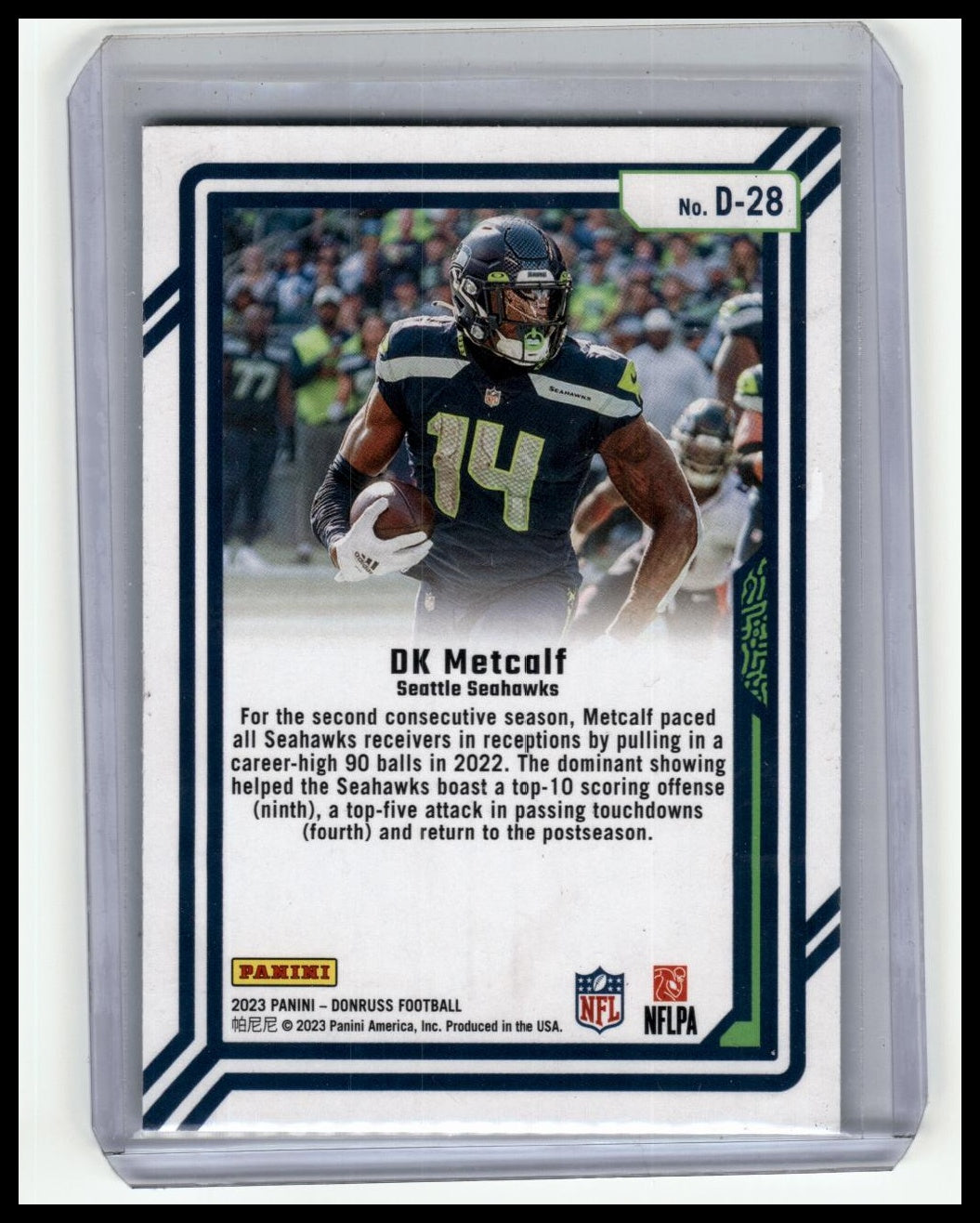 2023 Donruss #D-28 DK Metcalf Dominators