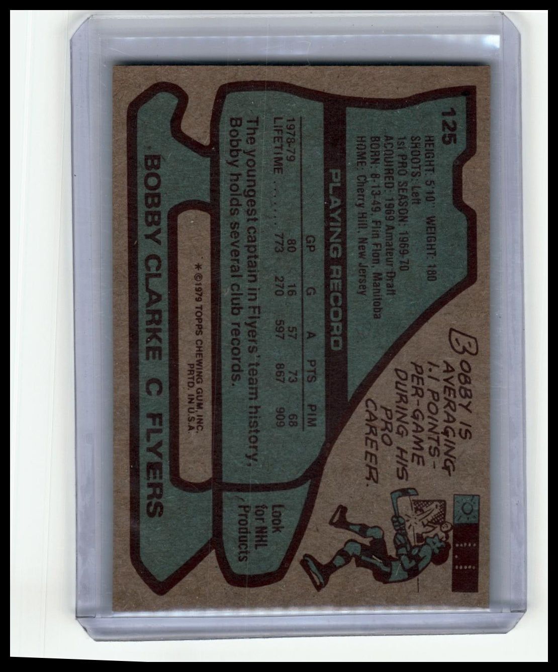 1979-80 Topps #125 Bobby Clarke