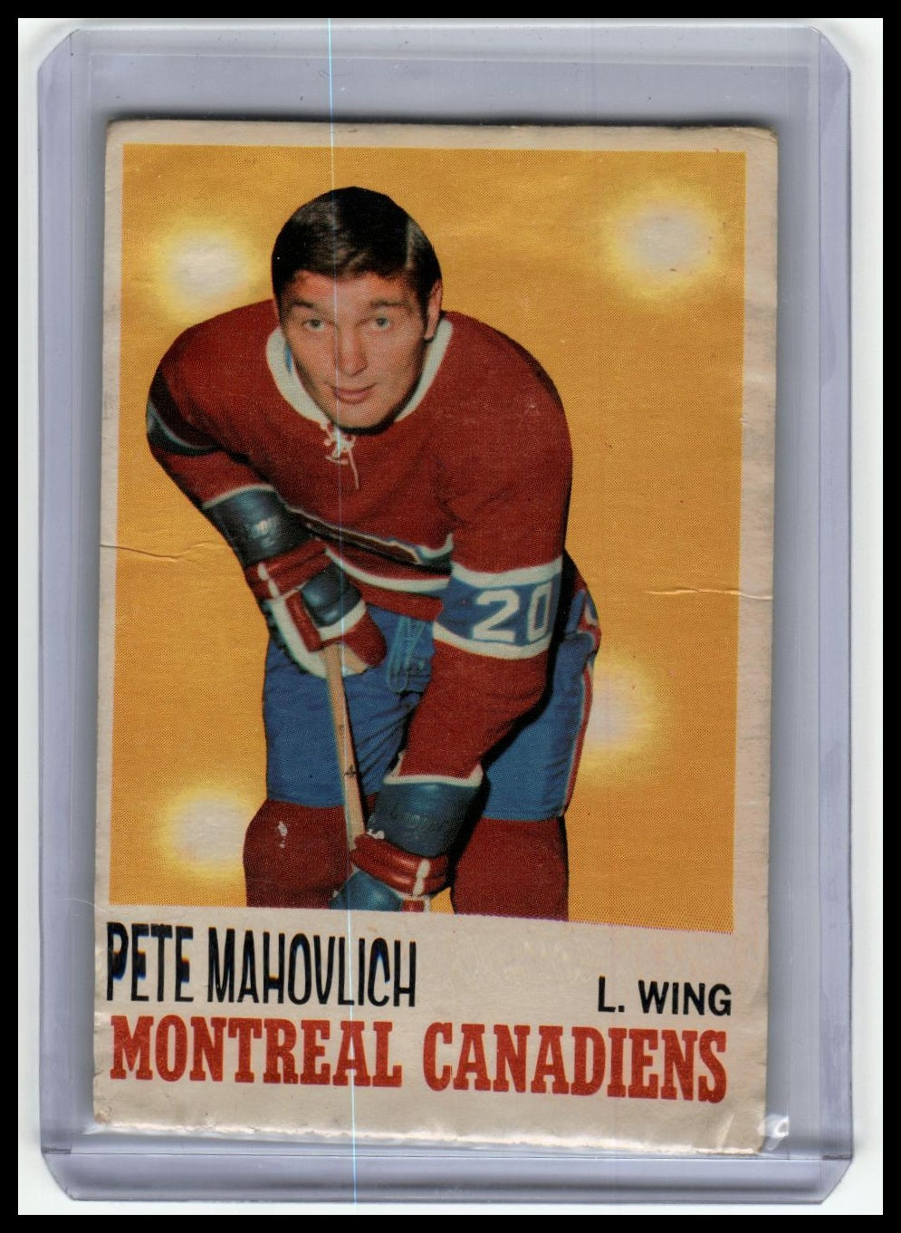1970-71 Topps #58 Pete Mahovlich