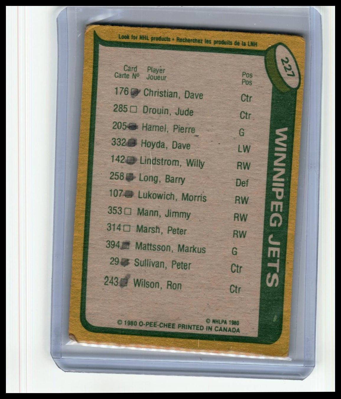 1980-81 Topps #227 Morris Lukowich