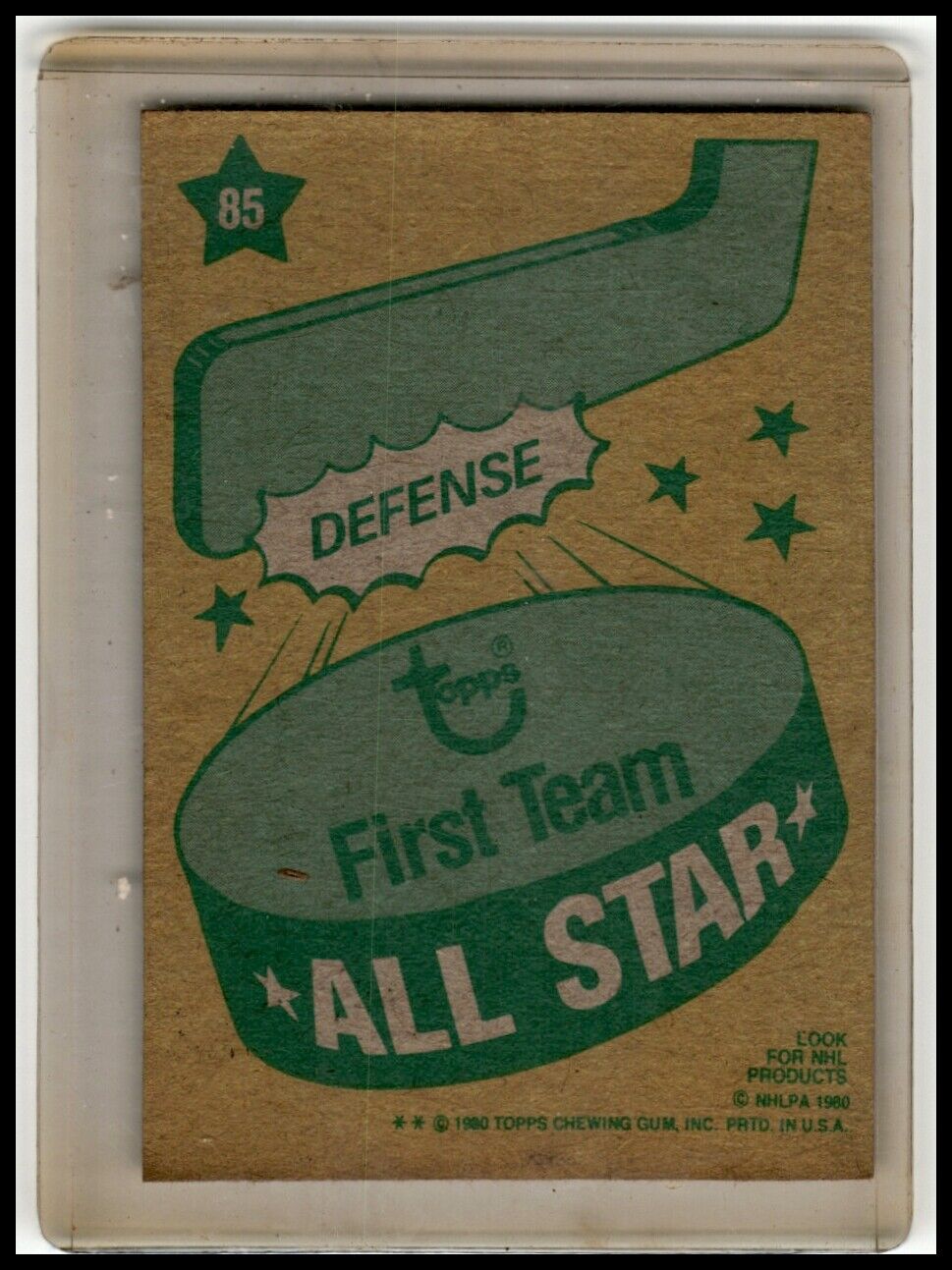 1980 Topps #85 Borje Salming
