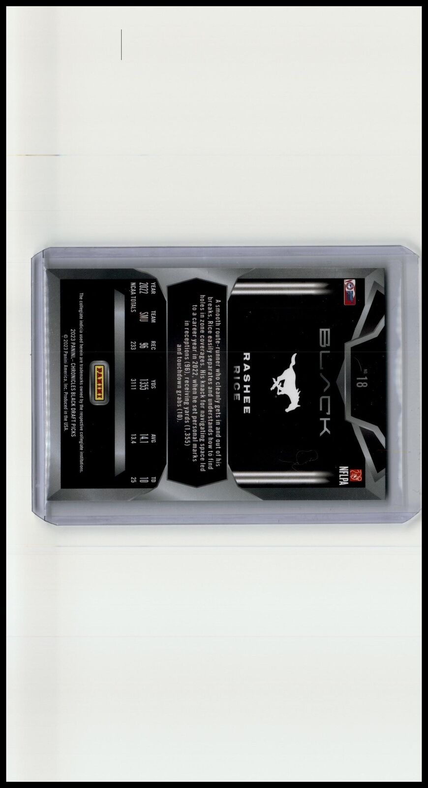 2023 Panini Chronicles Rashee Rice Black