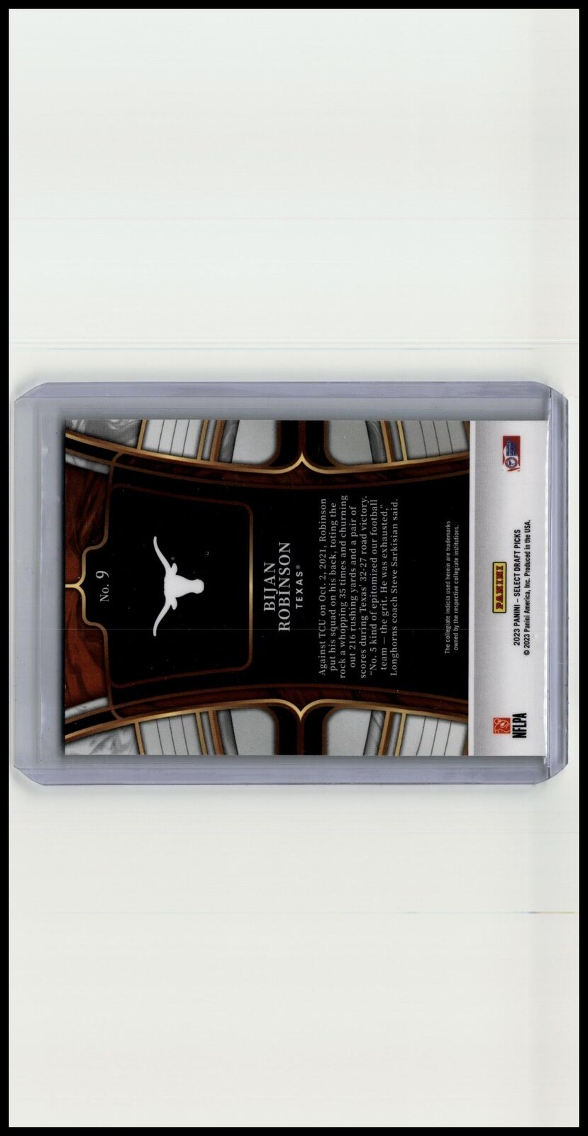 2023 Panini Select Bijan Robinson