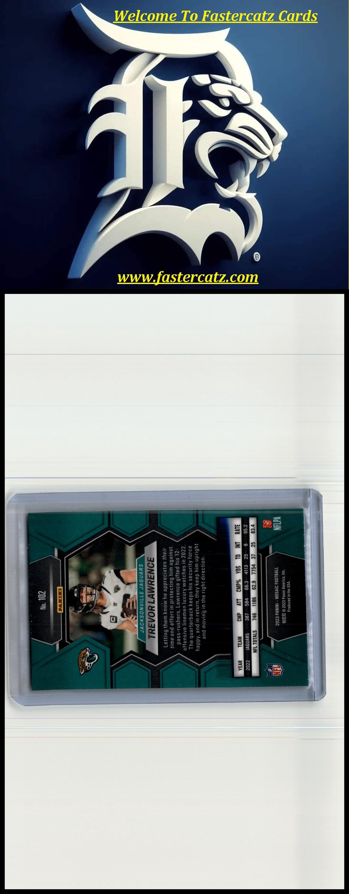 2023 Panini Mosaic #102 Trevor Lawrence