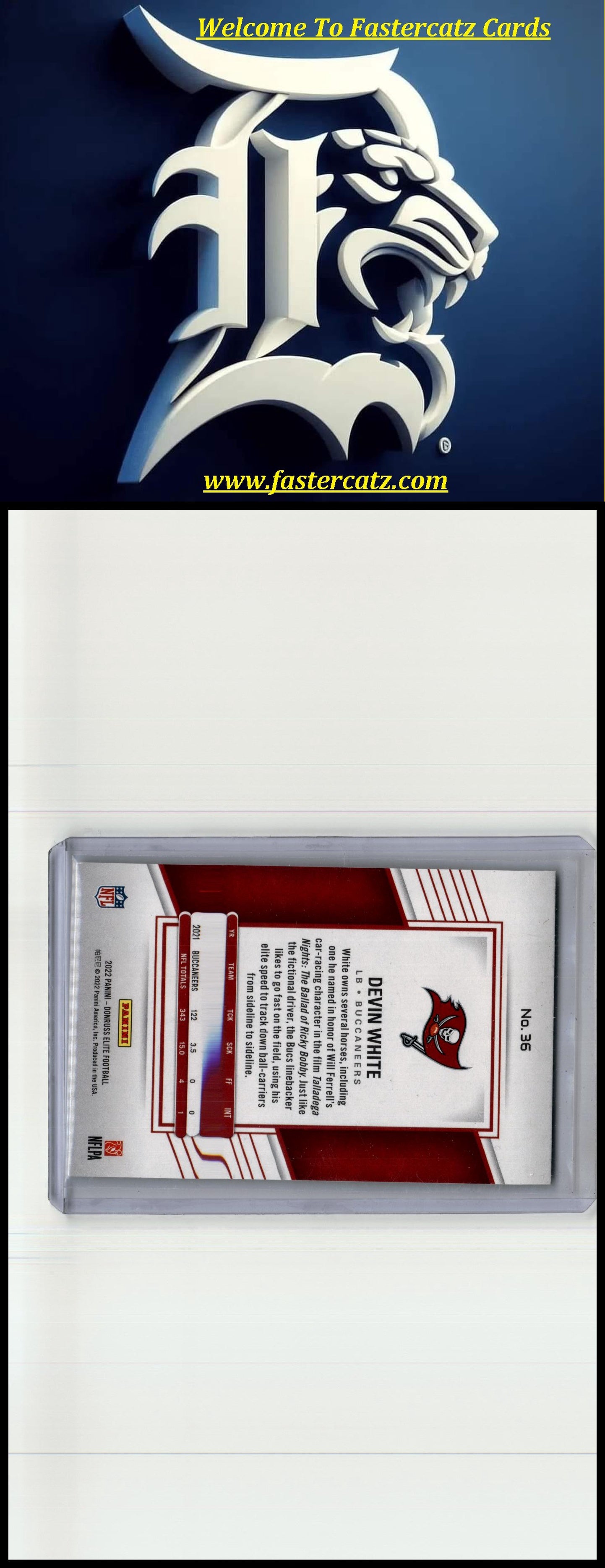2022 Donruss Elite #36 Devin White Green