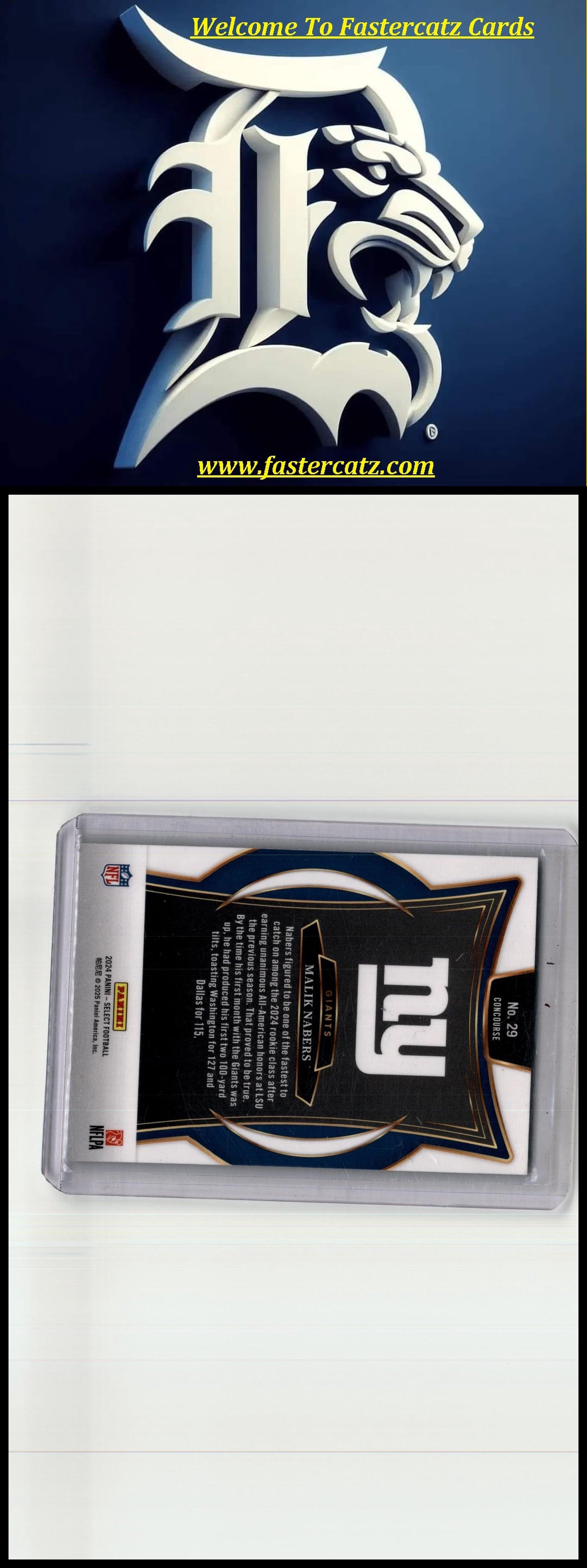 2024 Panini Select #29 Malik Nabers
