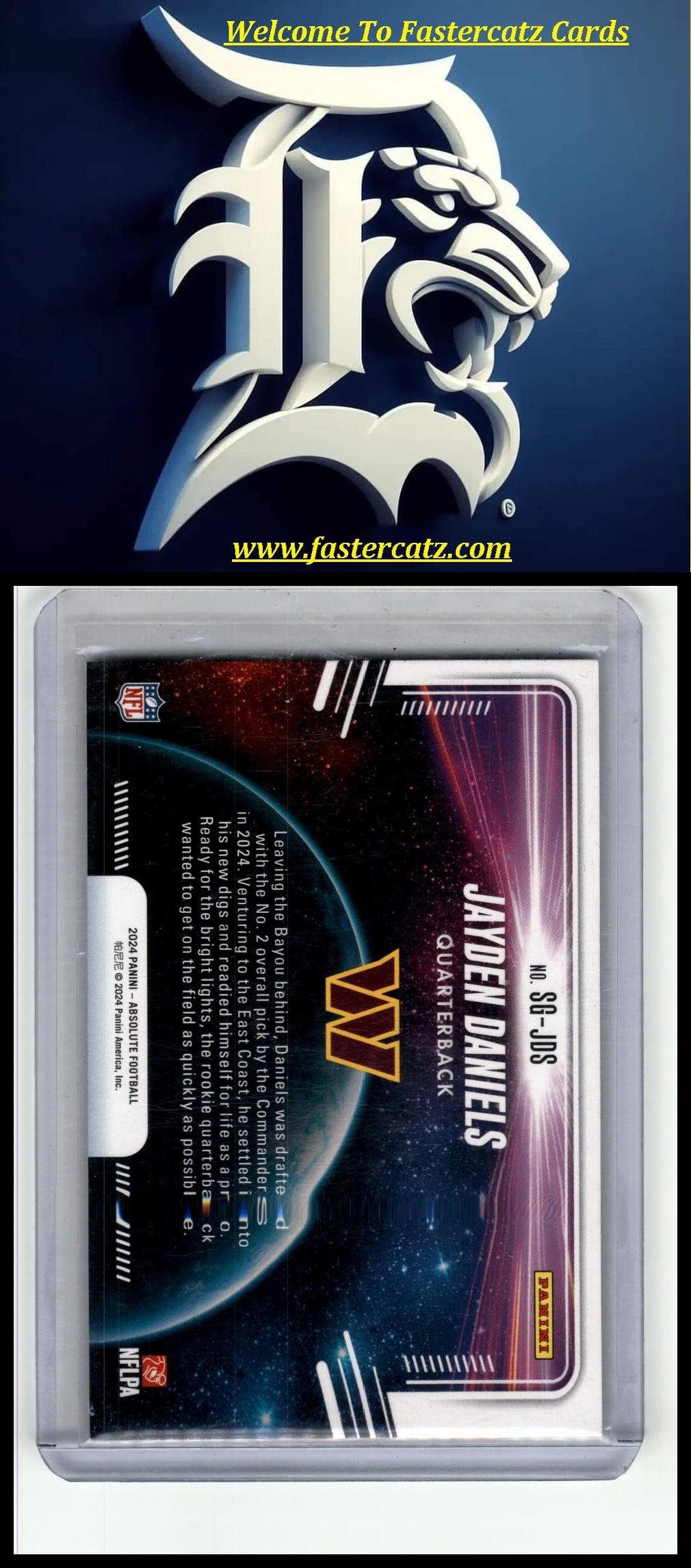 2024 Panini Absolute #SG-JDS Jayden Daniels Star Gazing