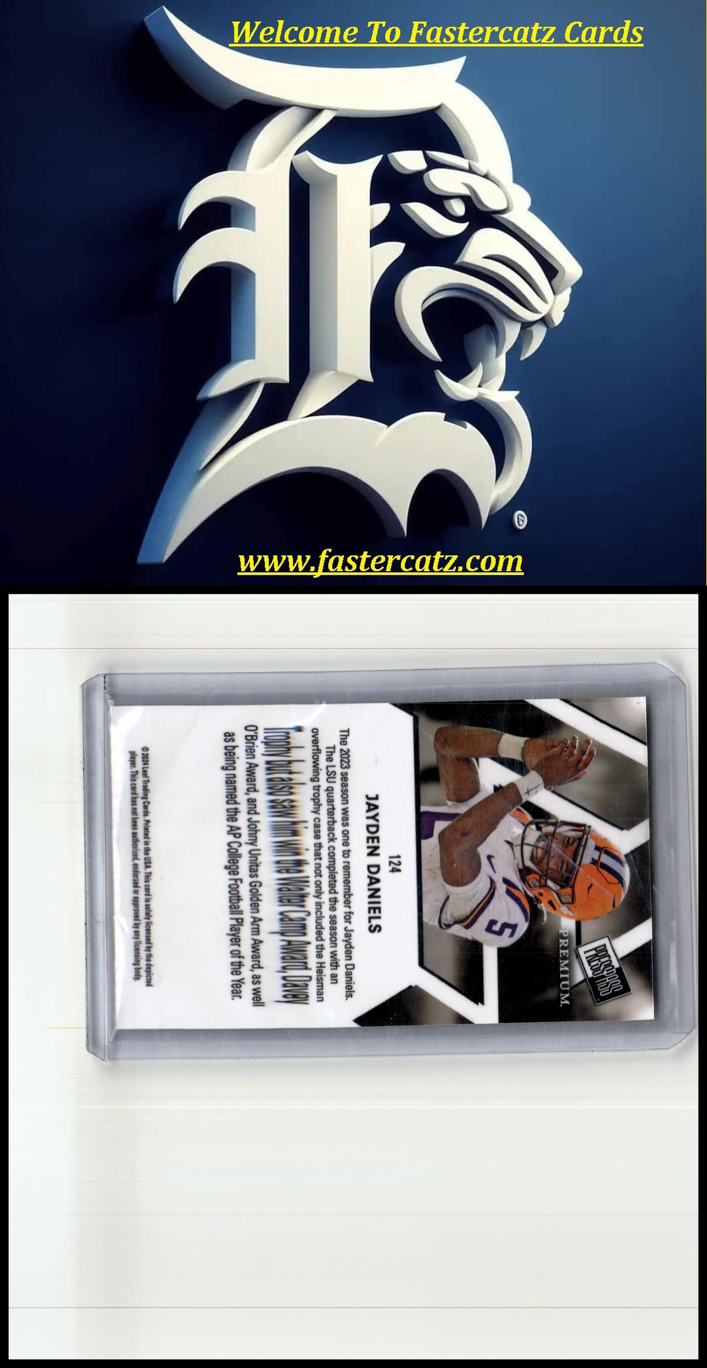 2024 Press Pass Premium #124 Jayden Daniels