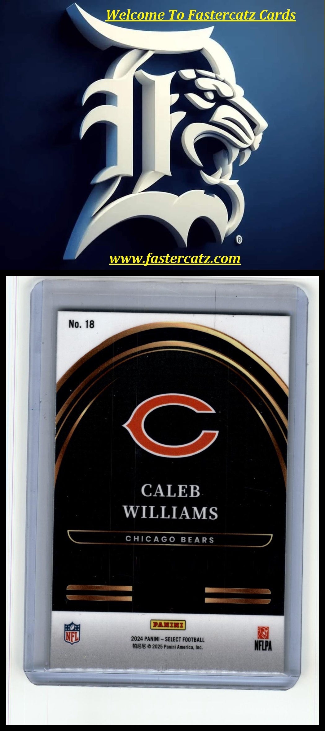 2024 Panini Select #18 Caleb Williams Select Future
