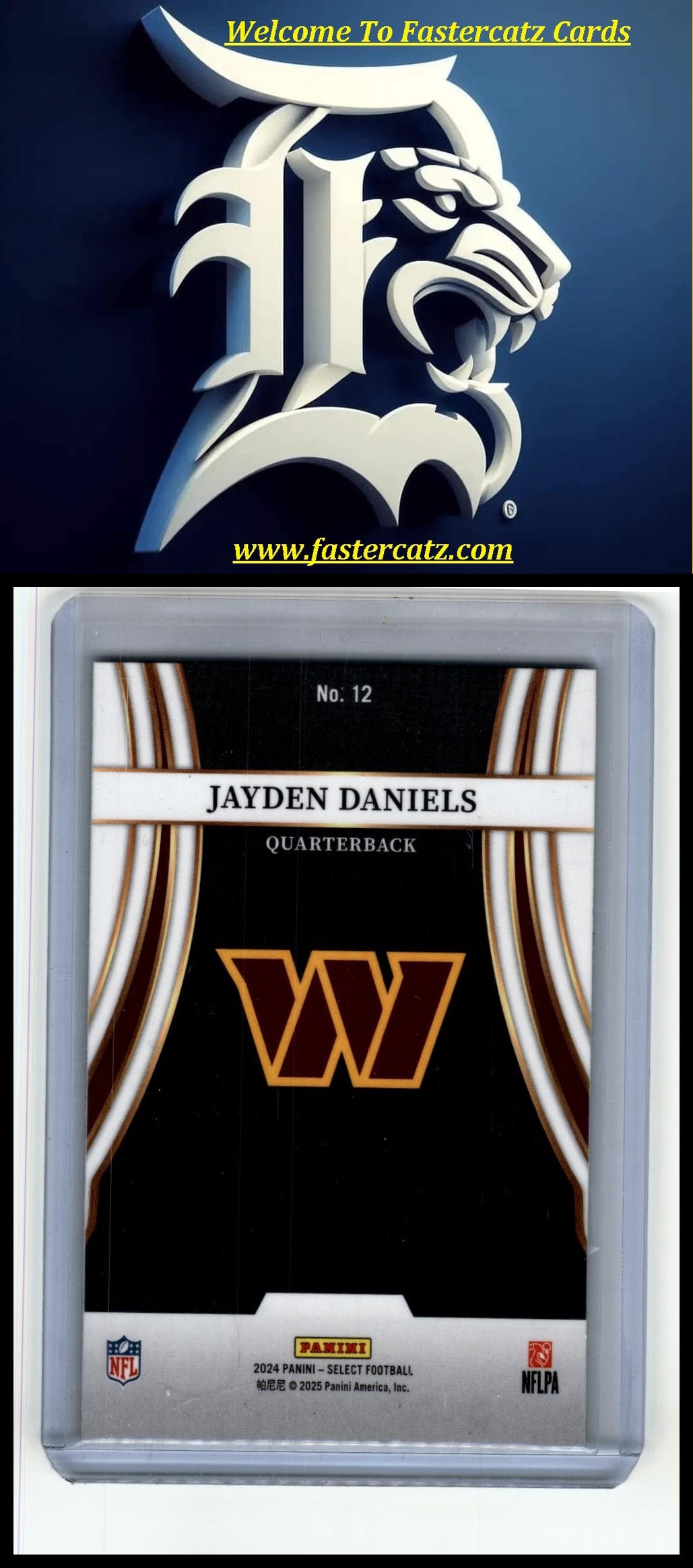 2024 Panini Select #12 Jayden Daniels Turbocharged