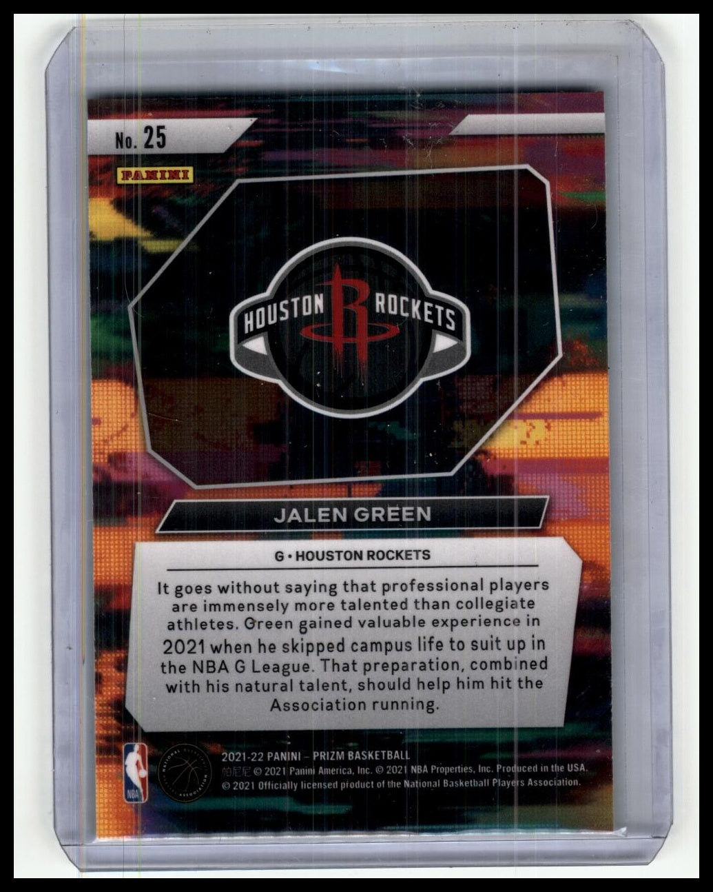 2021-22-Prizim- Jalen Green-Instant Impact-RC
