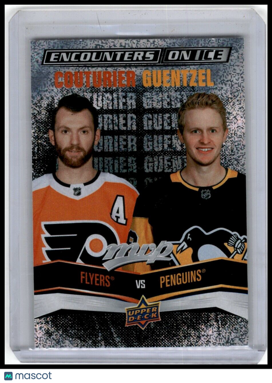 2022-23 Upper Deck MVP #EI-13 Sean Couturier / Jake Guentzel  Gold