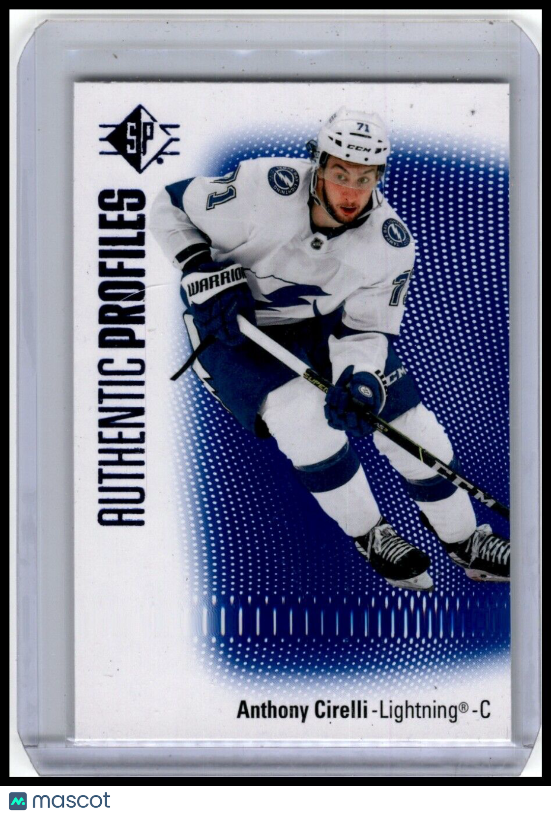 2021-22 SP #AP-15 Anthony Cirelli Authentic Profiles Blue