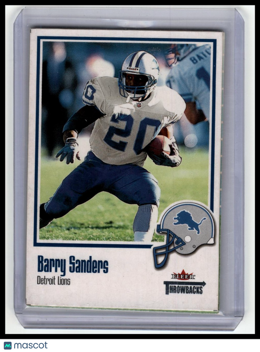 2002 Fleer Throwbacks #40 Barry Sanders