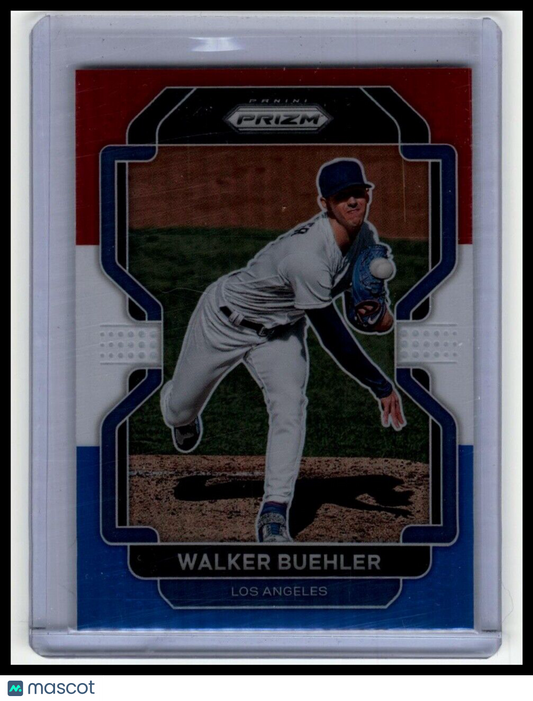 2022 Panini Prizm #72 Walker Buehler Green Prizm