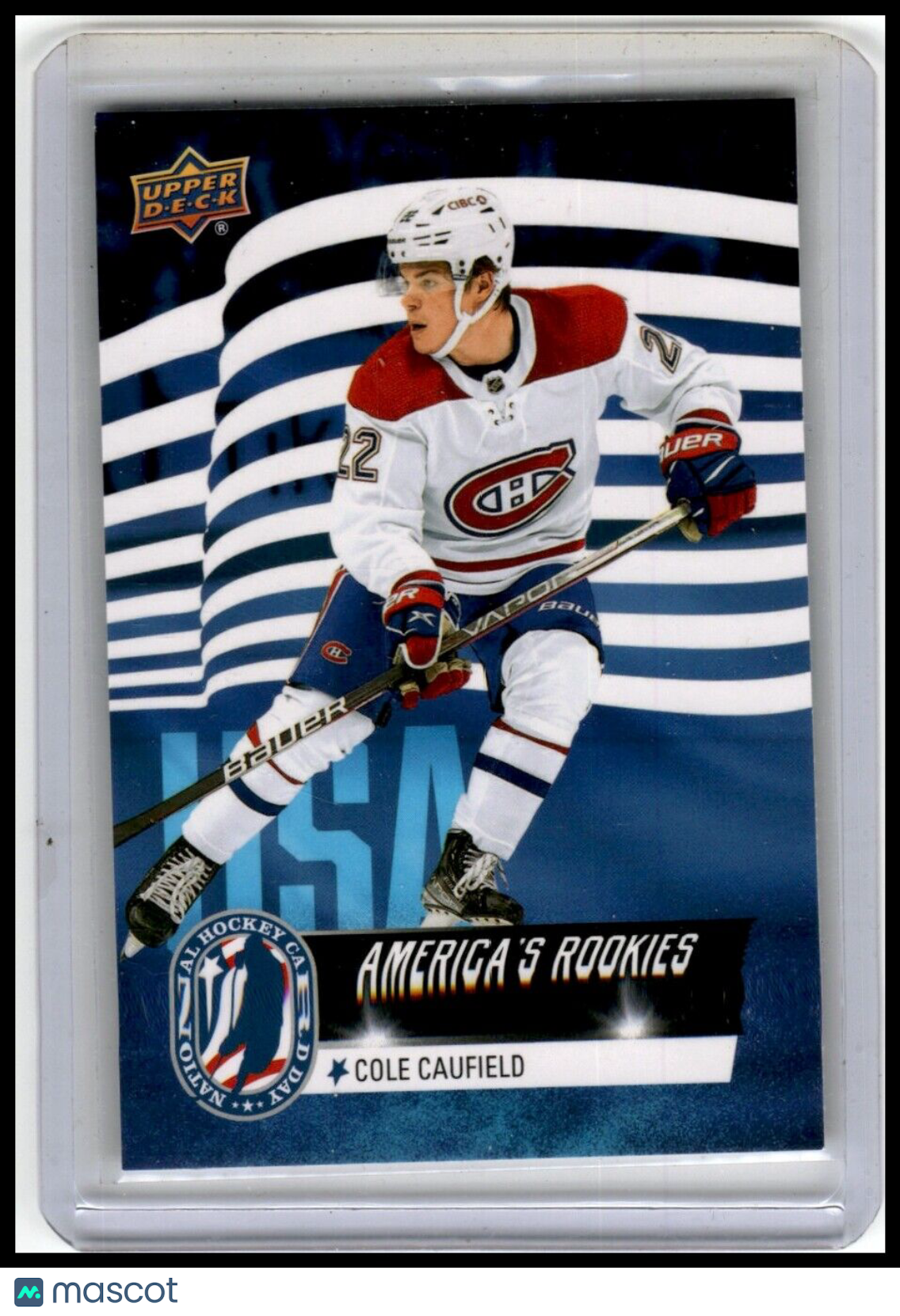 2022 Upper Deck National Hockey Card Day USA #USA-1 Cole Caufield