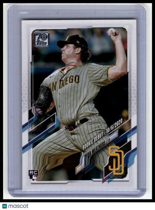 2021 Topps Update #US178 Ryan Weathers Rainbow Foil