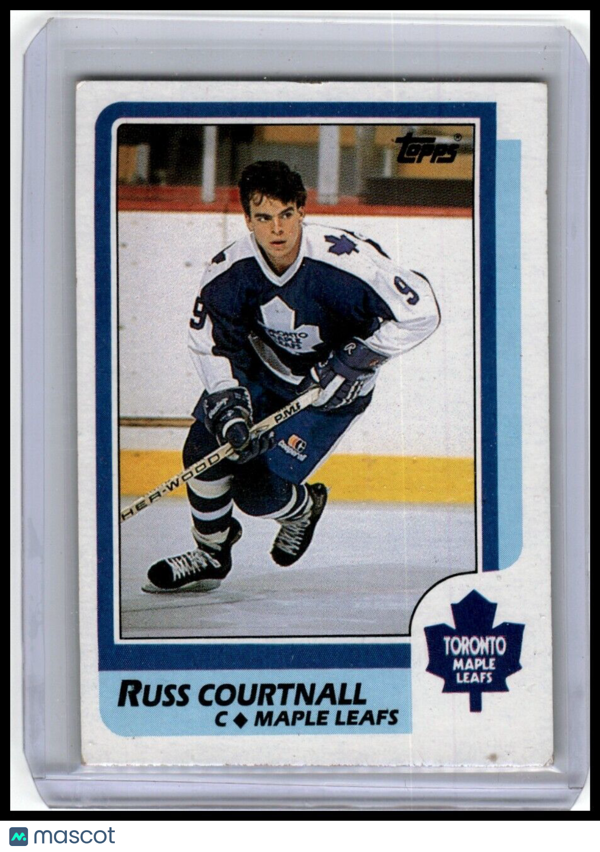 1986-87 Topps #174 Russ Courtnall