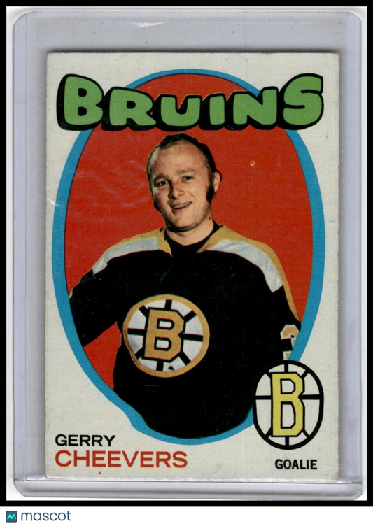 1971-72 Topps #54 Gerry Cheevers