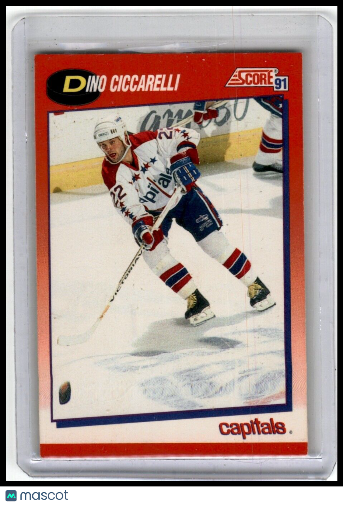 1991-92 Score Canadian English #128 Dino Ciccarelli