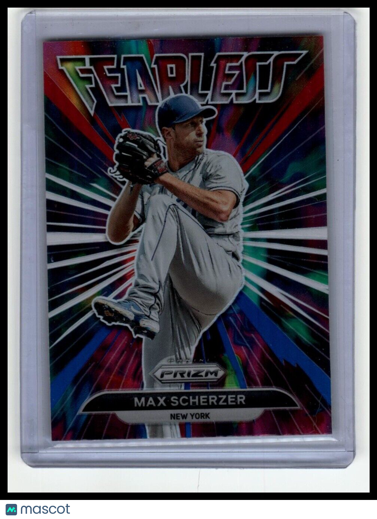 2022 Panini Prizm #FL-1 Max Scherzer Fearless Silver Prizm