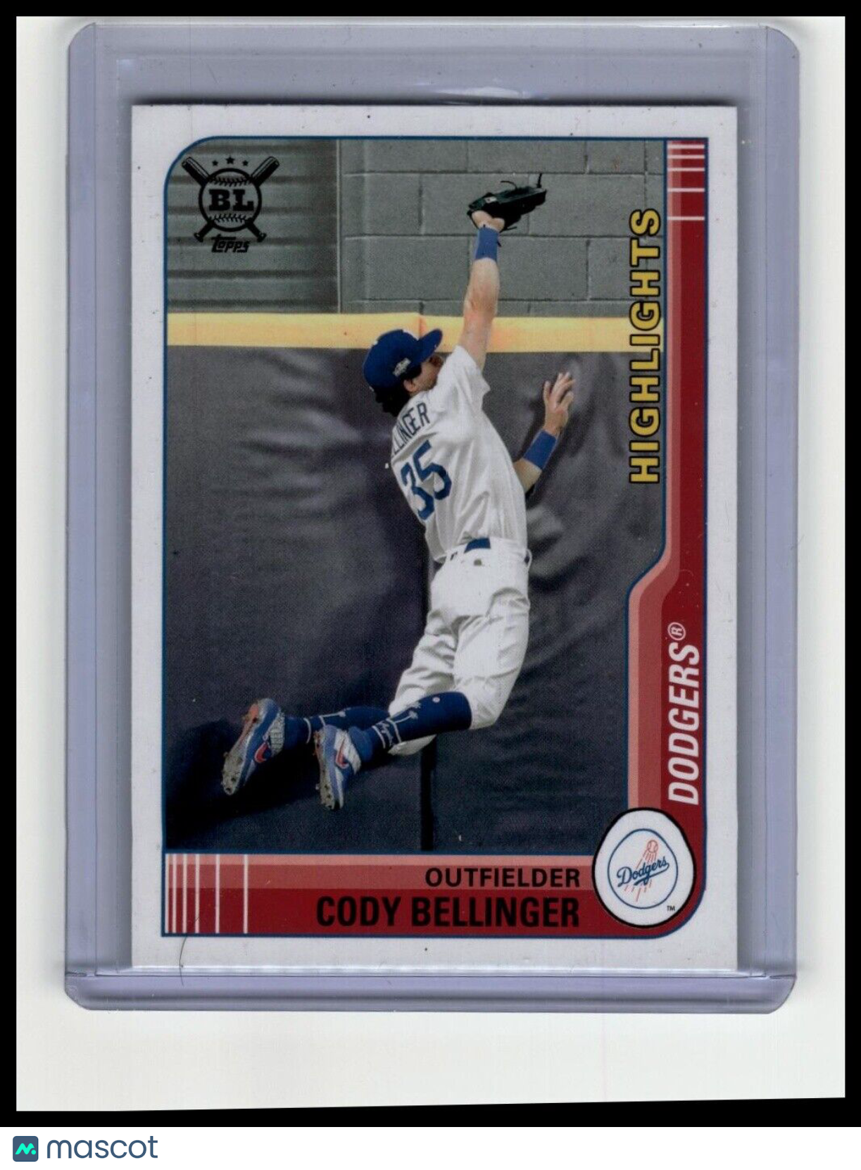 2021 Topps Big League #297 Cody Bellinger Orange