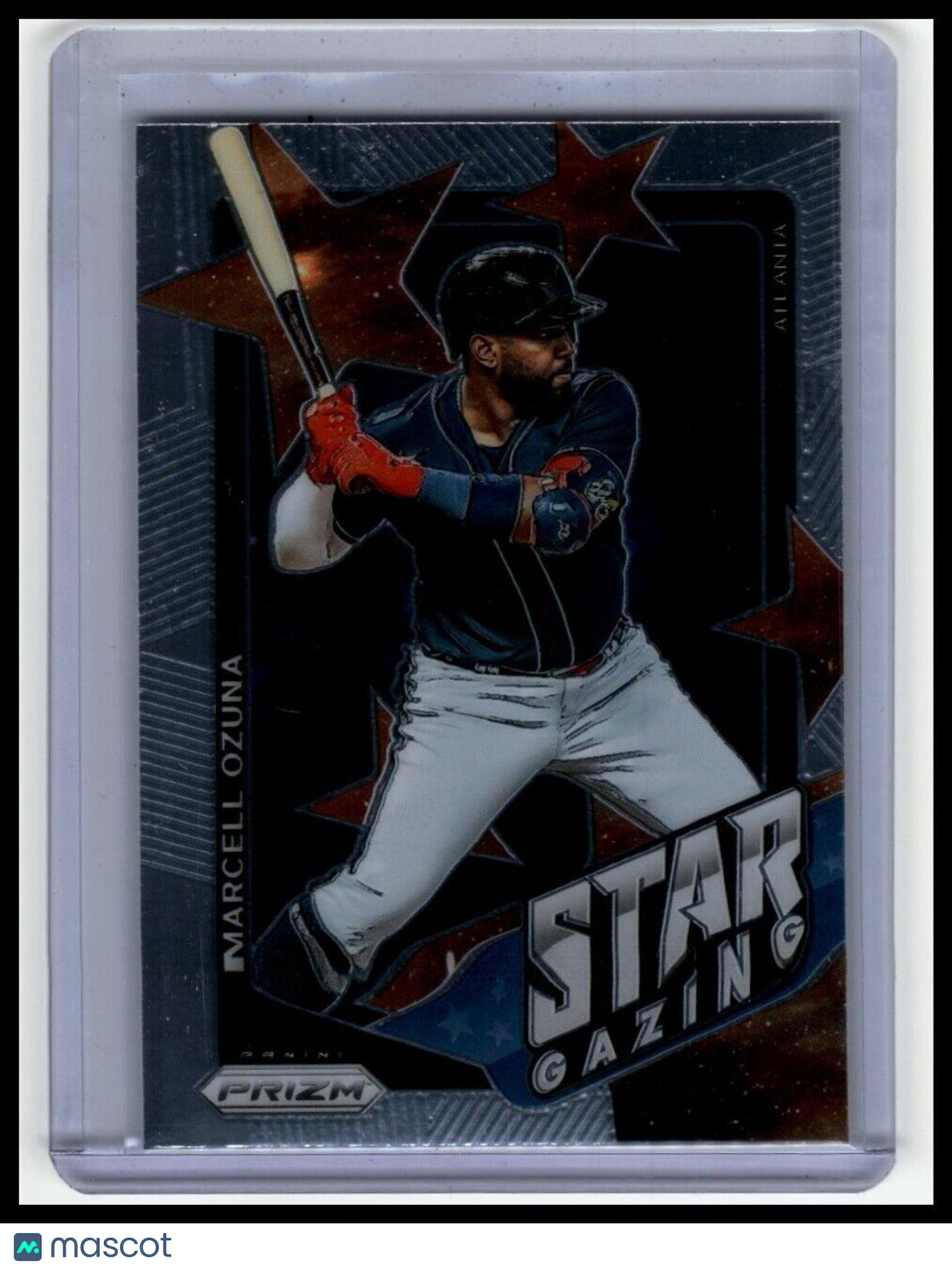 2021 Panini Prizm #SG12 Marcell Ozuna Star Gazing