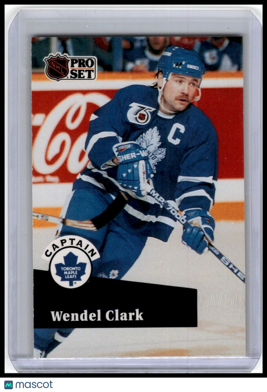 1991-92 Pro Set French #585 Wendel Clark