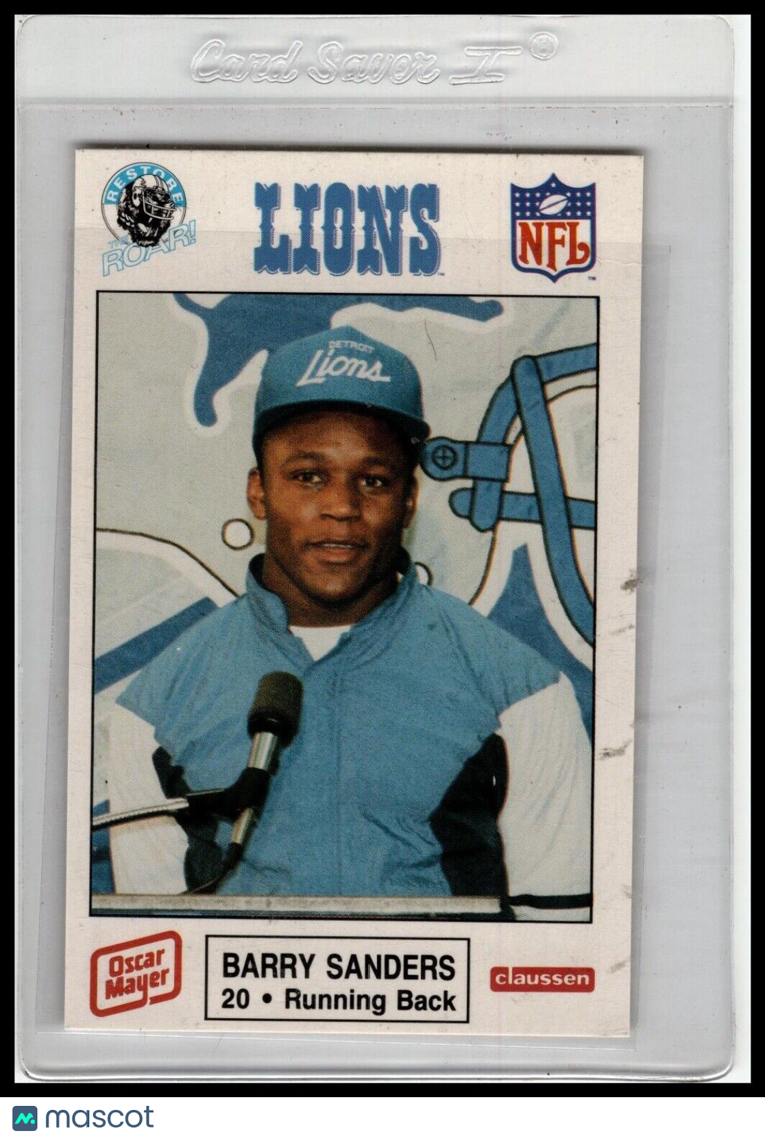 1989 Detroit Lions Police #11 Barry Sanders