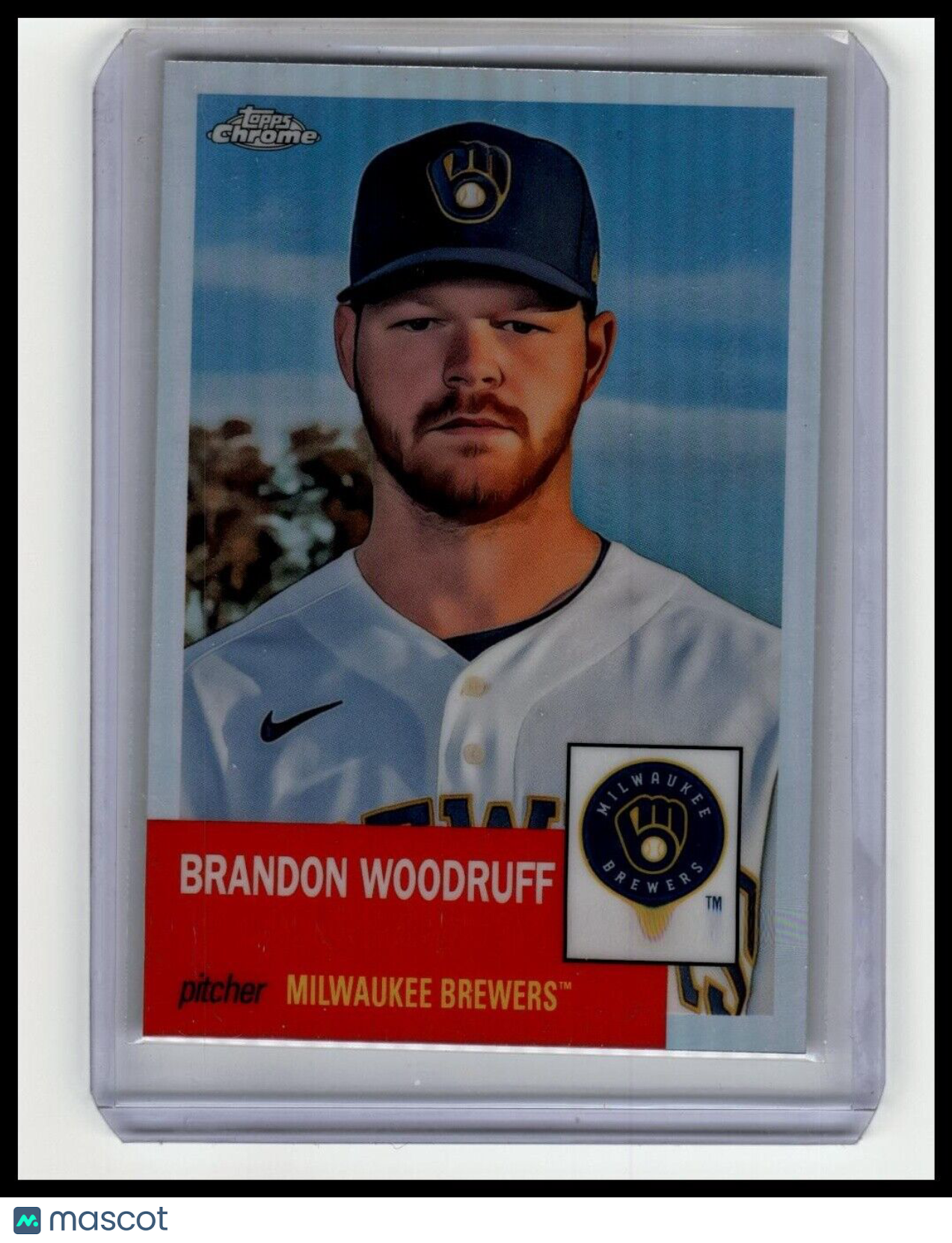 2022 Topps Chrome Platinum Anniversary #195 Brandon Woodruff Refractor