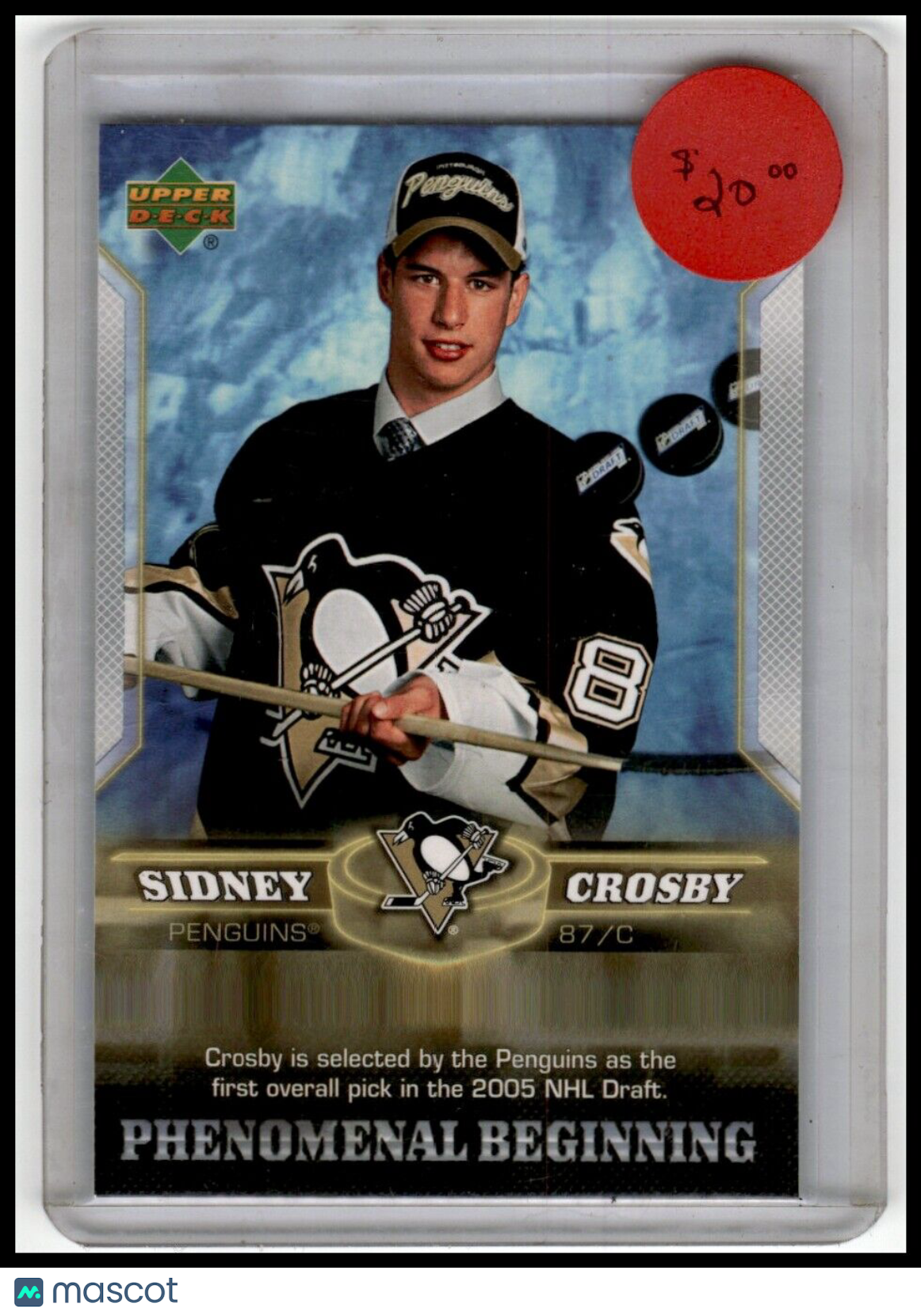 2005-06 Upper Deck Phenomenal Beginning Sidney Crosby #1 Sidney Crosby