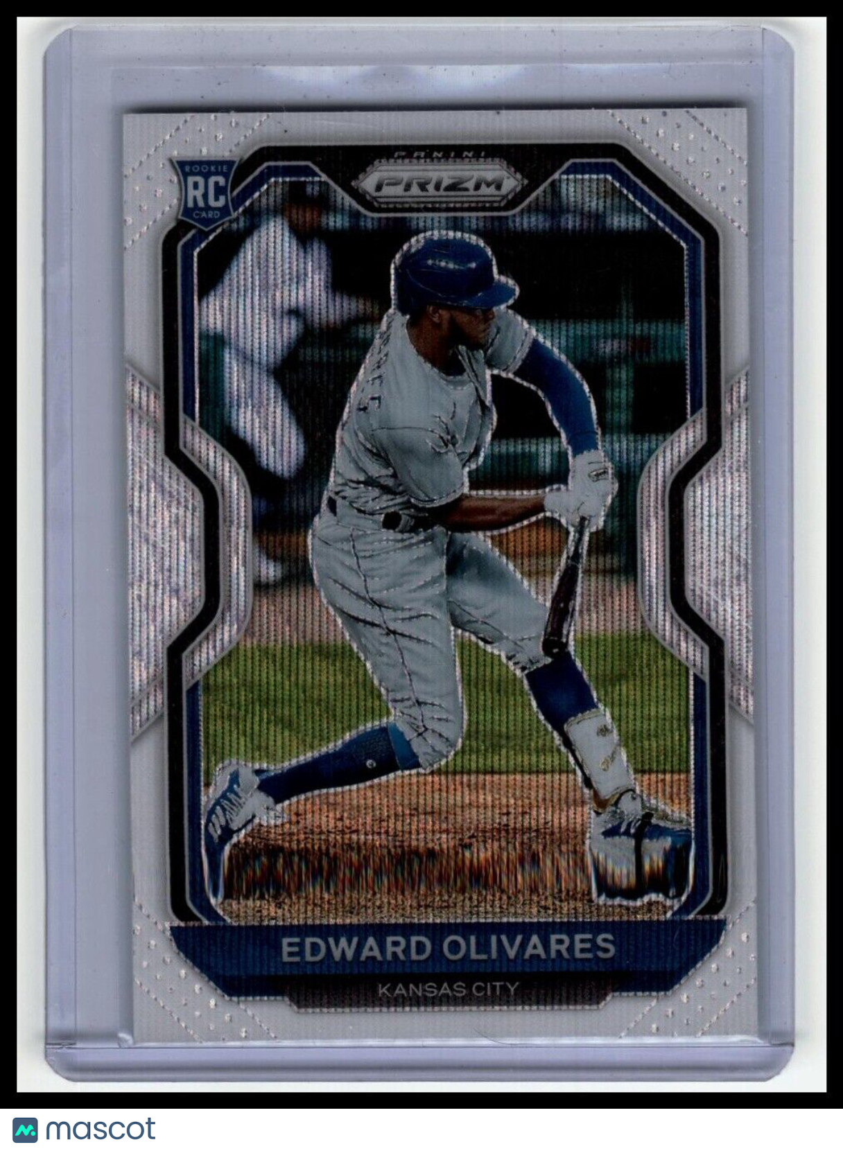 2021 Panini Prizm #137 Edward Olivares Green Prizm