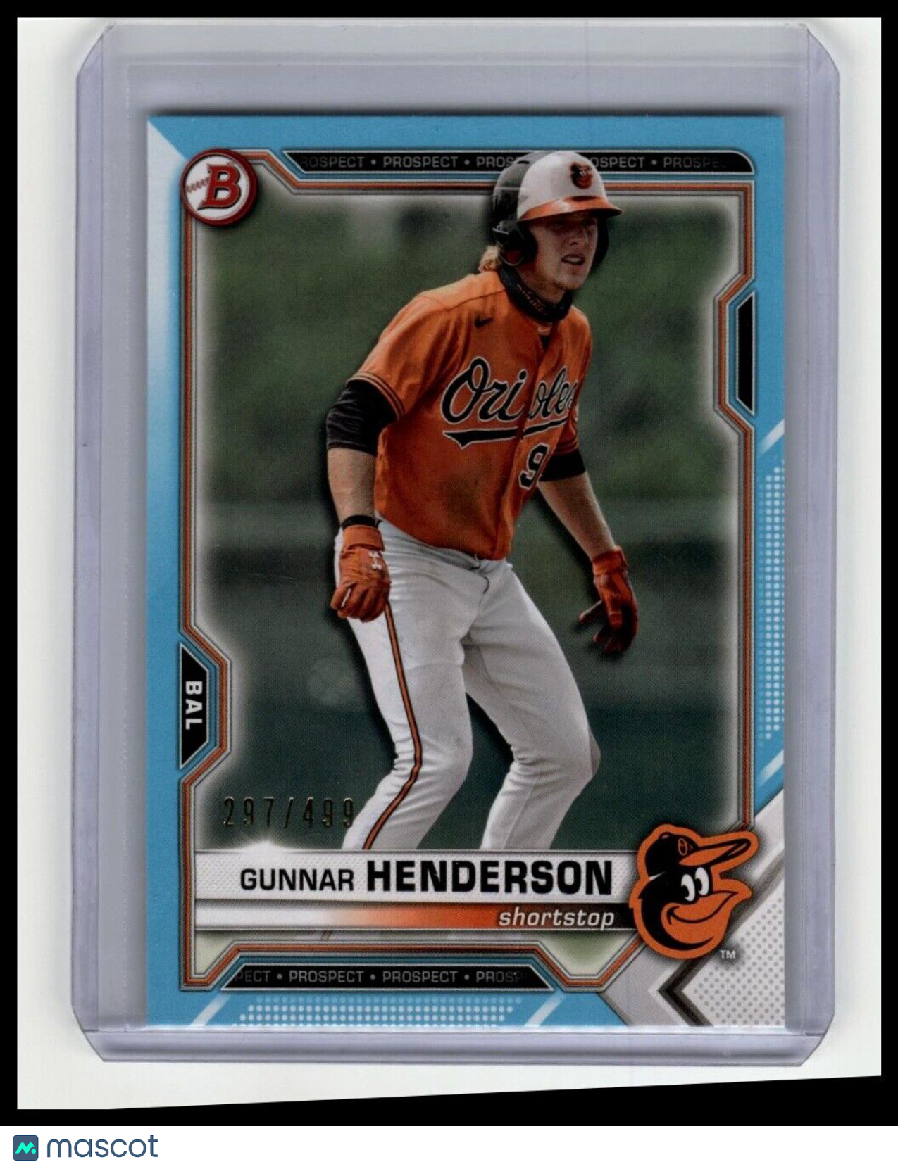 2021 Bowman Draft #BD-175 Gunnar Henderson