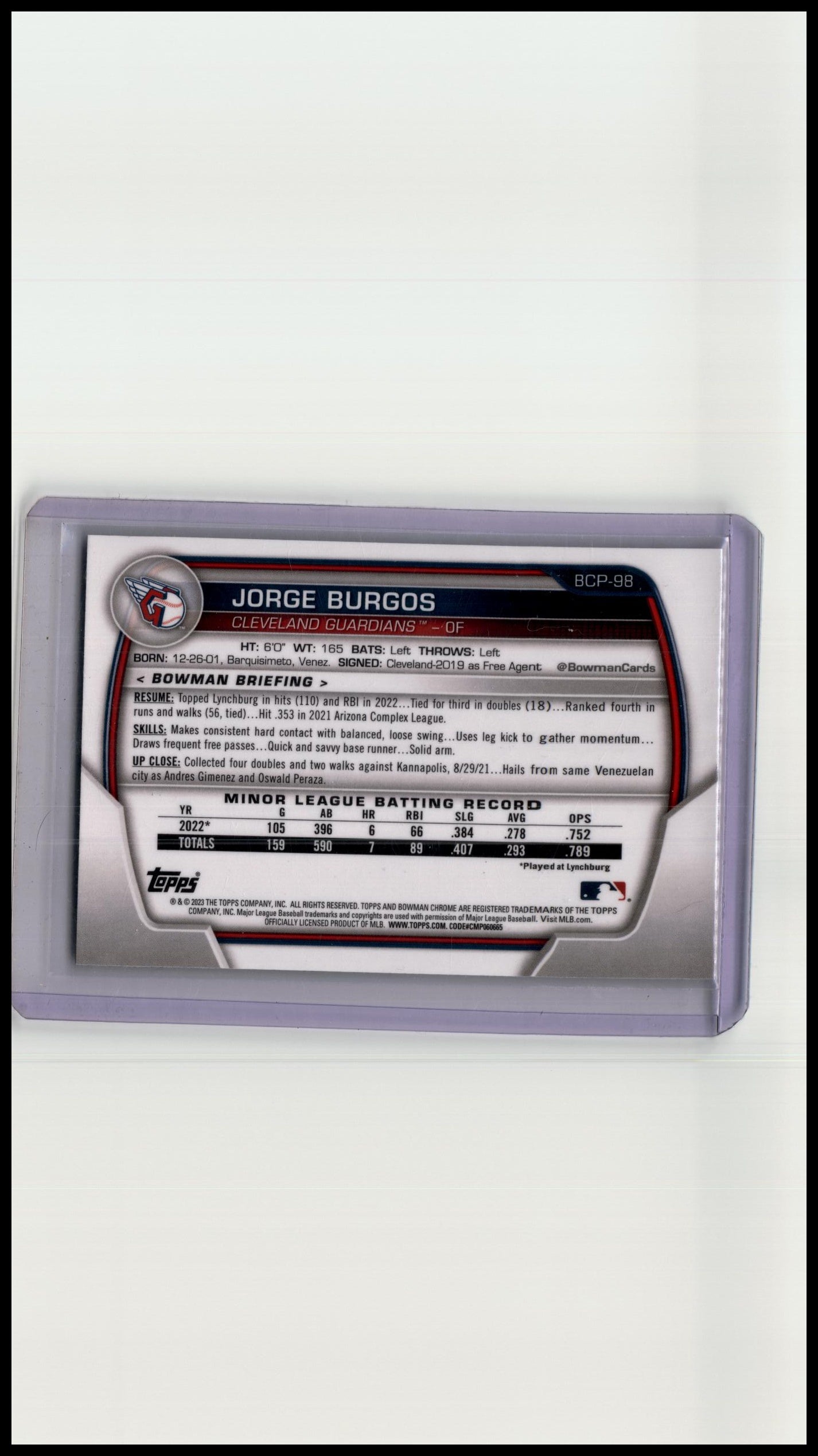 2023-Bowman-Jorge Burgos-RC