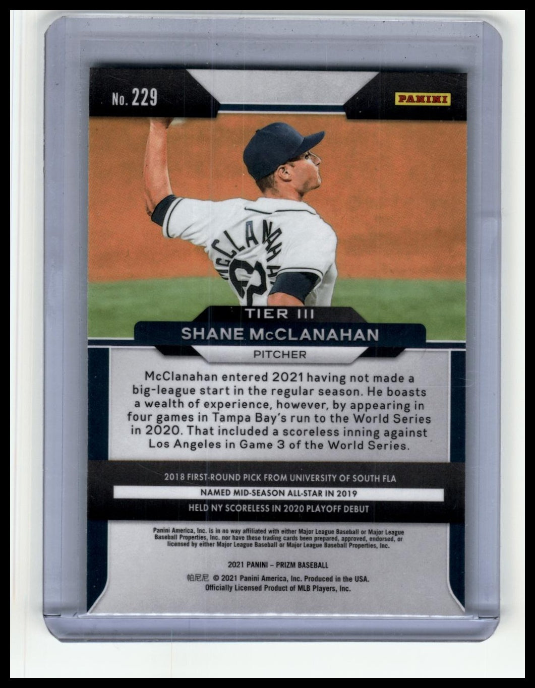 2021 Panini Prizm #229 Shane McClanahan