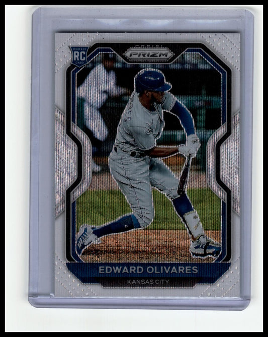 2021 Panini Prizm -Edward Olivares White Wave Prizm