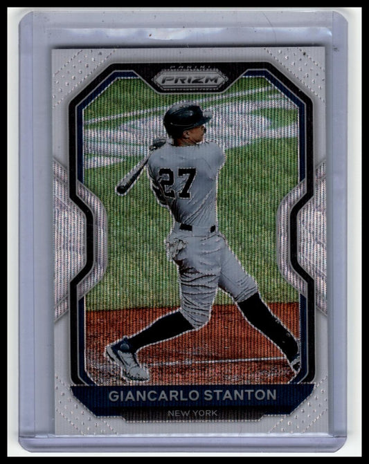 2021 Panini Prizm #180 Giancarlo Stanton Cosmic Haze Prizm