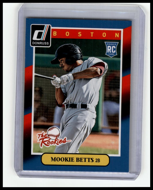 2014 Donruss #50 Mookie Betts The Rookies