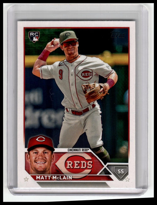 2023 Topps Update #US199 Matt McLain Rainbow Foil