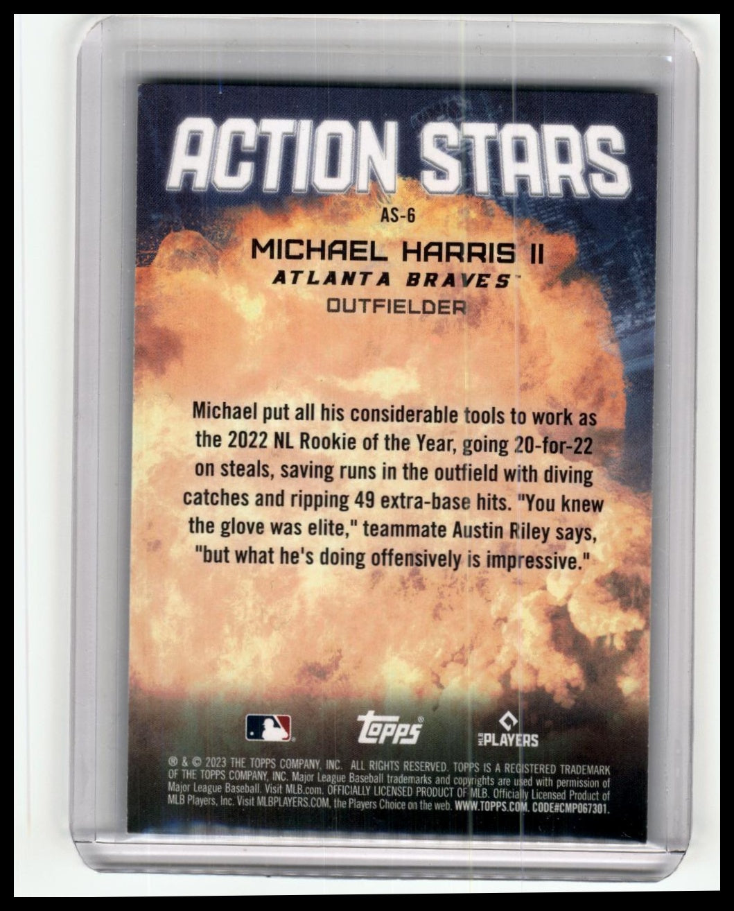 Topps Action Stars Michael Harris II